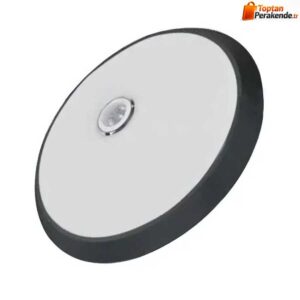 ACK AC17-00131 18W Sensörlü Led Tavan Armatürü Siyah Kasa 6500K Beyaz Işık